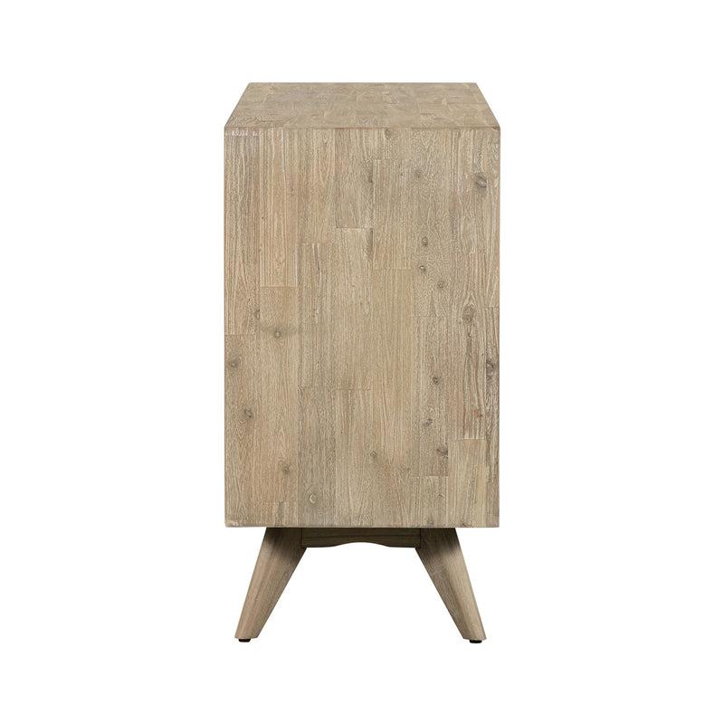 Baly Acacia Mid-Century Gray 6 Drawer Dresser - Furniture City (CA)l