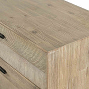 Baly Acacia Mid-Century Gray 6 Drawer Dresser - Furniture City (CA)l