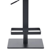 Legacy Adjustable Height Swivel Gray Faux Leather and Black Metal Bar Stool - Furniture City (CA)l