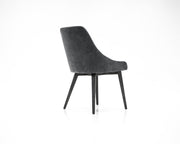 Lileth Charcoal Upholstered Dining Chair - Set of 2 - Furniture City (CA)l