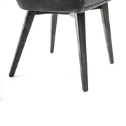 Lileth Charcoal Upholstered Dining Chair - Set of 2 - Furniture City (CA)l