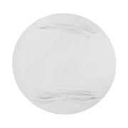 Loxley White Marble Coffee Table with Black Metal Base - Furniture City (CA)l