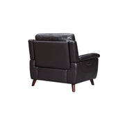 Lizette Brown Leather Power Recliner with USB - Furniture City (CA)l