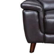 Lizette Brown Leather Power Recliner with USB - Furniture City (CA)l