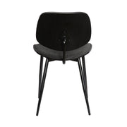 Lizzy Charcoal Modern Dining Accent Chairs - Set of 2 - Furniture City (CA)l