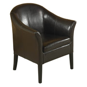 1404 Brown Leather Club Chair - Furniture City (CA)l
