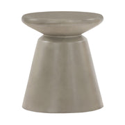 Umbre Concrete Indoor Outdoor Accent Stool End Table - Furniture City (CA)l