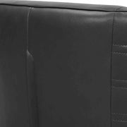 Melanie Swivel Pewter Genuine Leather Barrel Chair - Furniture City (CA)l