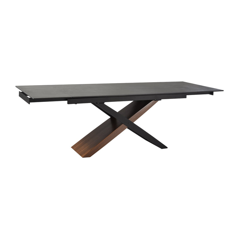Milena Extendable Dining Table in Stone and Wood - Furniture City (CA)l