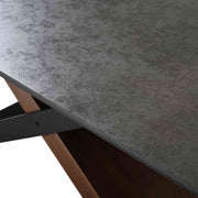 Milena Extendable Dining Table in Stone and Wood - Furniture City (CA)l