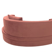 Majestic Blush Fabric Upholstered Sectional Sofa - Furniture City (CA)l