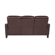 Milos 83" Zero Gravity Power Reclining Sofa in Chocolate Leather - Furniture City (CA)l