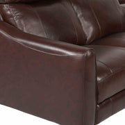 Milos 83" Zero Gravity Power Reclining Sofa in Chocolate Leather - Furniture City (CA)l