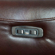Milos 83" Zero Gravity Power Reclining Sofa in Chocolate Leather - Furniture City (CA)l