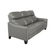 Milos 83" Zero Gravity Power Reclining Sofa in Light Gray Leather - Furniture City (CA)l