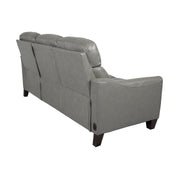 Milos 83" Zero Gravity Power Reclining Sofa in Light Gray Leather - Furniture City (CA)l