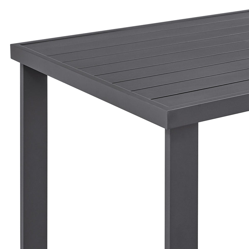 Menorca Outdoor Patio Bar Height Dining Table in Aluminum - Furniture City (CA)l