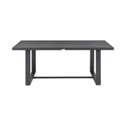 Menorca Outdoor Patio Dining Table in Aluminum - Furniture City (CA)l