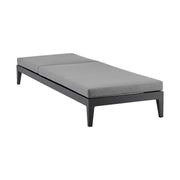 Menorca Outdoor Patio Adjustable Chaise Lounge Chair in Aluminum with Gray Cushions - Furniture City (CA)l