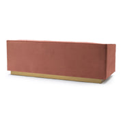 Miranda Blush Velvet and Gold Sofa - Furniture City (CA)l