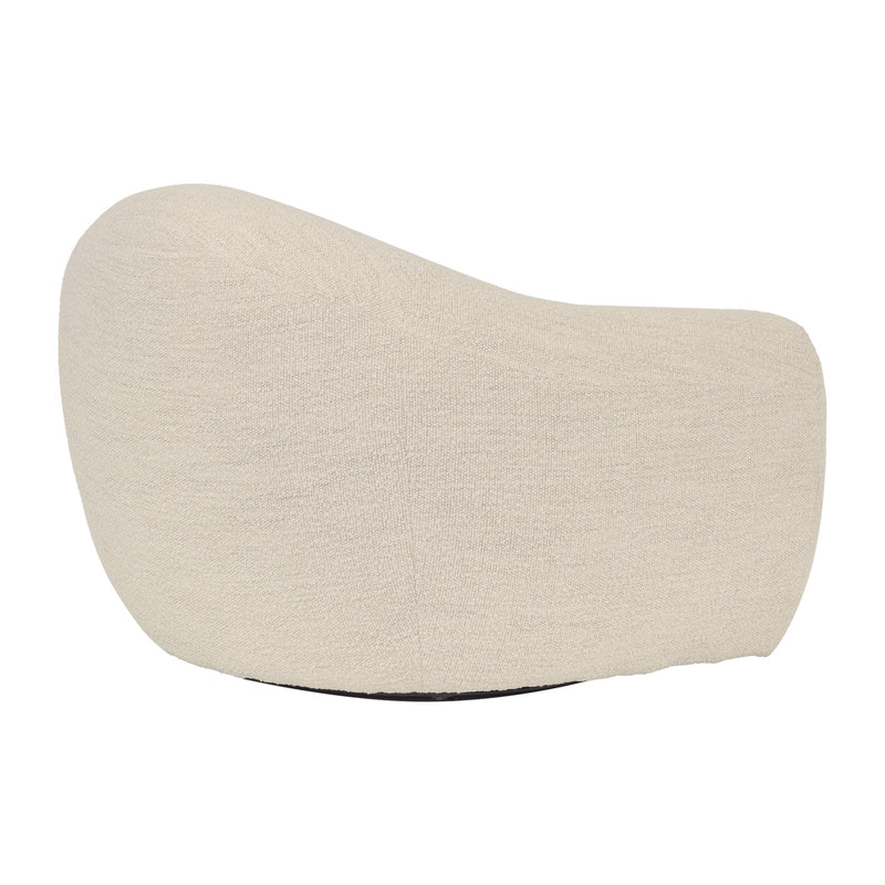 Molly Upholstered Swivel Accent Chair in Pearl - Furniture City (CA)l