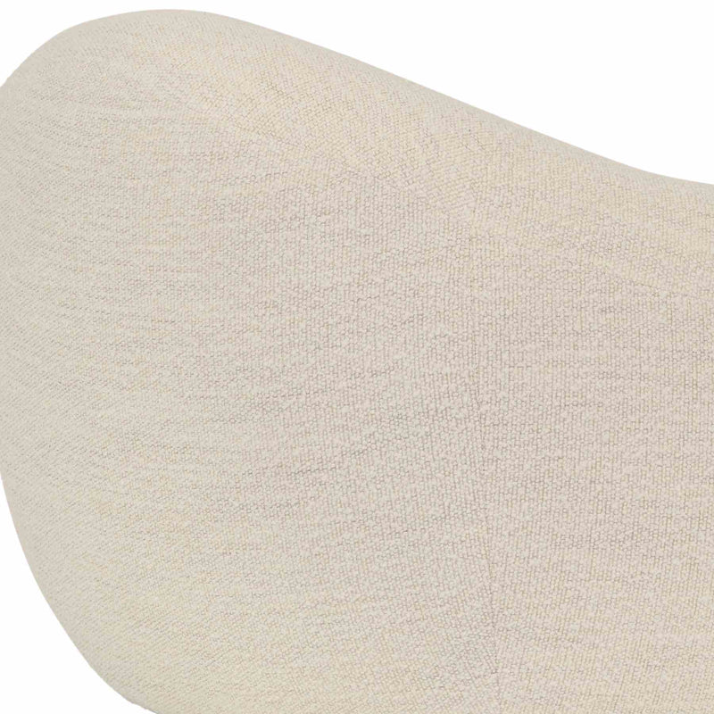 Molly Upholstered Swivel Accent Chair in Pearl - Furniture City (CA)l