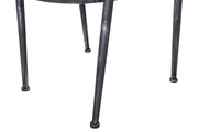 Macey Modern Dining Chair in Industrial Gray and Brown Fabric with Pine Wood - Set of 2 - Furniture City (CA)l