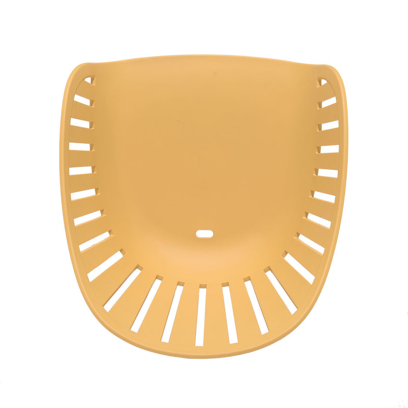 Nassau Outdoor Arm Dining Chairs in Honey Yellow Finish with Wood legs- Set of 2 - Furniture City (CA)l
