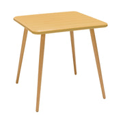 Nassau Square Outdoor Honey Eucalyptus Dining Table - Furniture City (CA)l