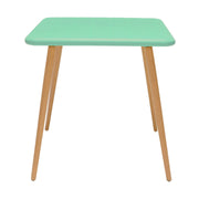 Nassau Square Outdoor Mint Green Eucalyptus Dining Table - Furniture City (CA)l