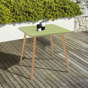 Nassau Square Outdoor Sage Green Eucalyptus Dining Table - Furniture City (CA)l