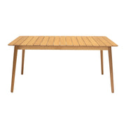 Nassau Outdoor Rectangle Dining Table in Natural Wood Finish - Furniture City (CA)l