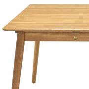 Nassau Outdoor Rectangle Dining Table in Natural Wood Finish - Furniture City (CA)l