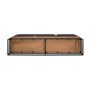 Nevada Rustic Oak Wood Sideboard In Balsamico - Furniture City (CA)l