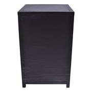 Nyx Industrial 3-Drawer End Table in Industrial Gray and Pine Wood - Furniture City (CA)l