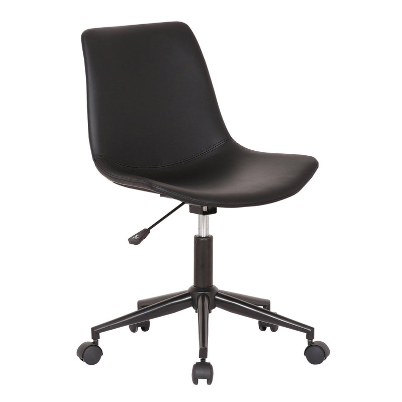 Optima Adjustable Black Faux Leather Task Chair - Furniture City (CA)l