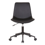 Optima Adjustable Black Faux Leather Task Chair - Furniture City (CA)l