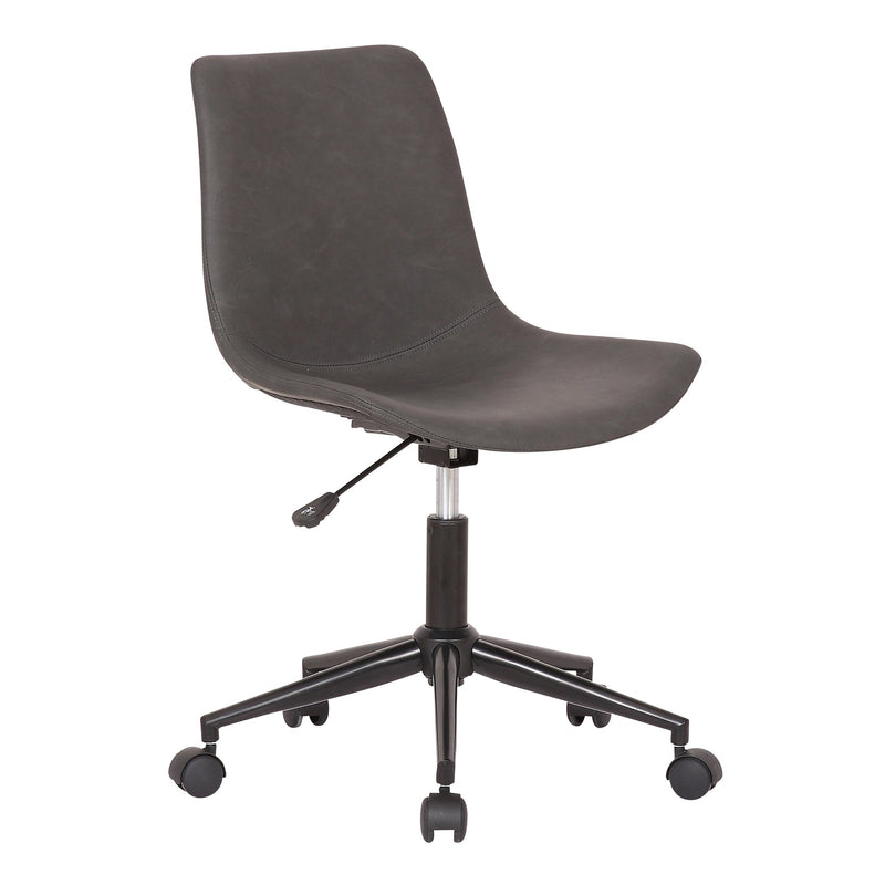 Optima Adjustable Gray Faux Leather Task Chair - Furniture City (CA)l