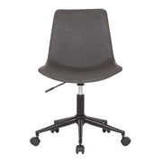 Optima Adjustable Gray Faux Leather Task Chair - Furniture City (CA)l