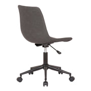 Optima Adjustable Gray Faux Leather Task Chair - Furniture City (CA)l