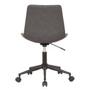 Optima Adjustable Gray Faux Leather Task Chair - Furniture City (CA)l