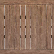 Orbit Outdoor Patio Dining Table in Weathered Eucalyptus Wood - Furniture City (CA)l