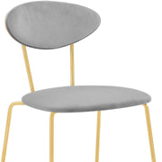 Oshen 26" Blue Faux Leather and Metal Counter Height Bar Stool - Furniture City (CA)l