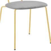 Oshen 26" Blue Faux Leather and Metal Counter Height Bar Stool - Furniture City (CA)l