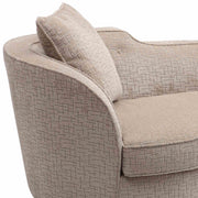 Palisade Transitional Sofa in Sand Fabric with Brown Legs - Furniture City (CA)l