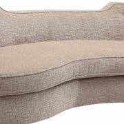 Palisade Transitional Sofa in Sand Fabric with Brown Legs - Furniture City (CA)l