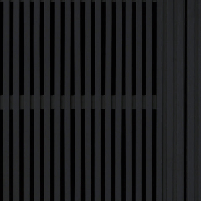 Pasadena 4 Door Wood Buffet Cabinet with Black Oak Finish