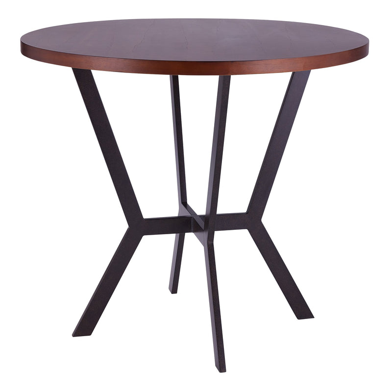 Pike Contemporary Bar Table in Auburn Bay Finish and Sedona Wood Top - Furniture City (CA)l