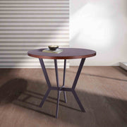Pike Contemporary Bar Table in Auburn Bay Finish and Sedona Wood Top - Furniture City (CA)l
