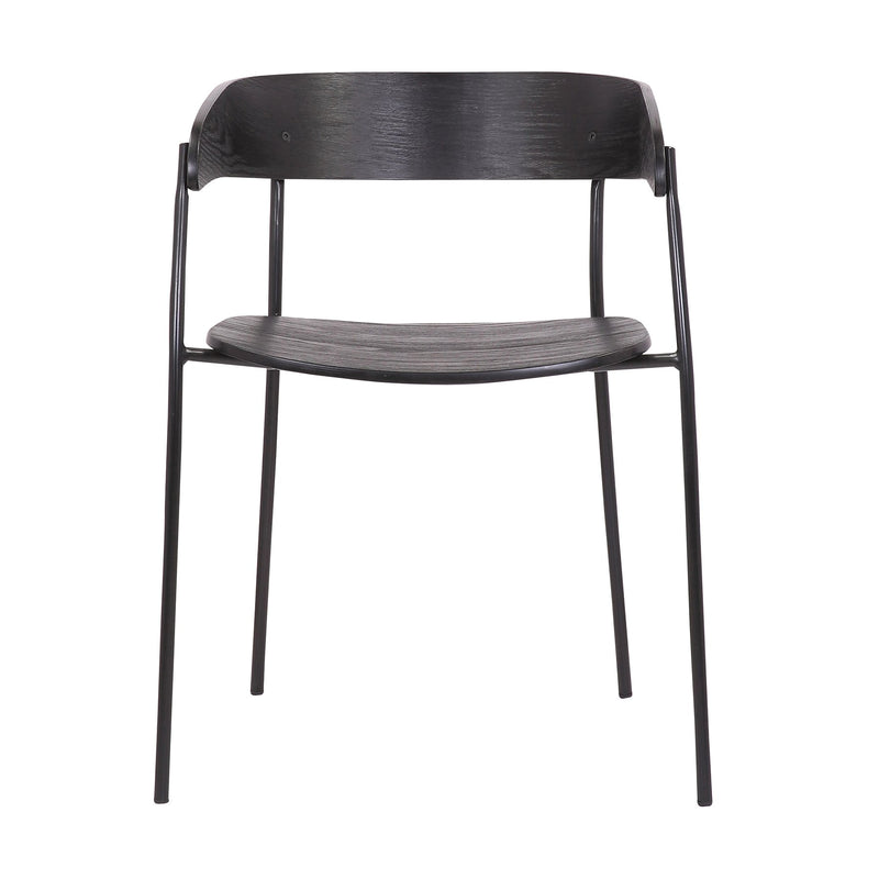Perry Wood and Metal Modern Dining Room Chairs Set of 2 - Furniture City (CA)l